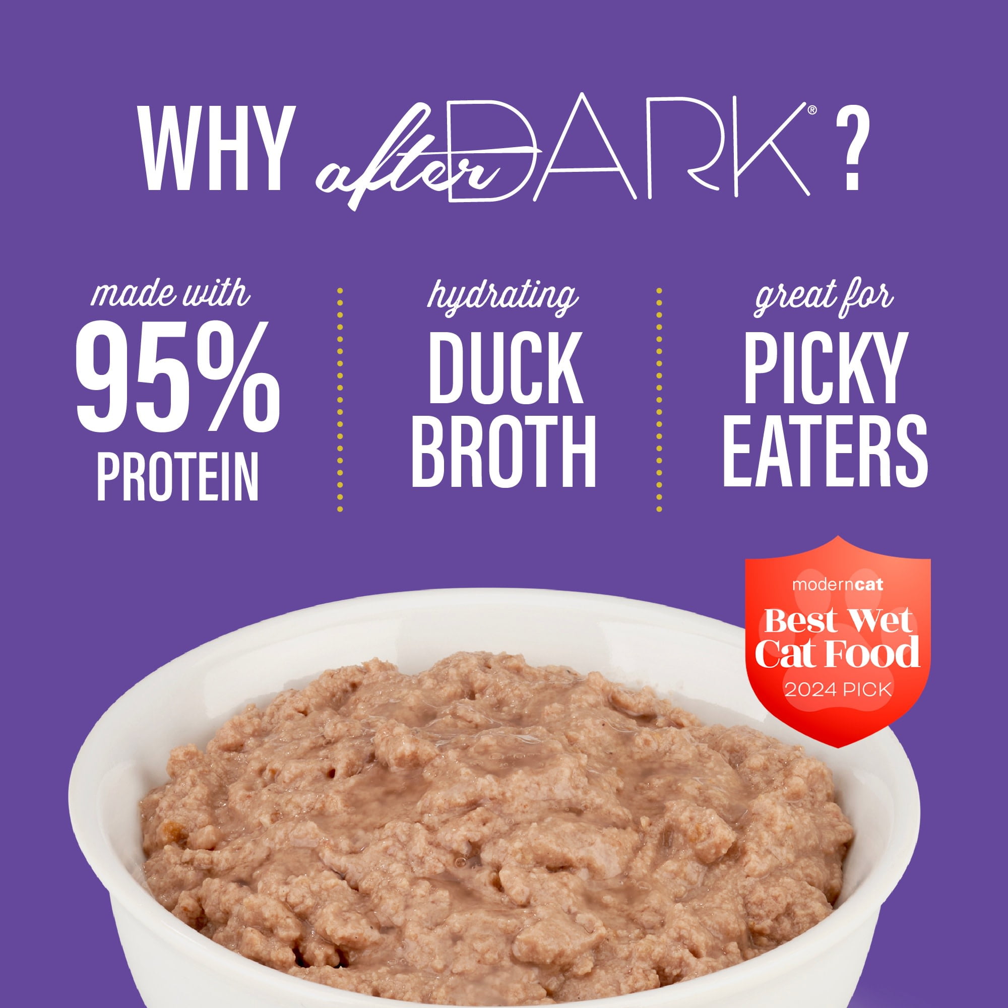 (24 pack) Tiki Cat After Dark Pate Wet Cat Food, Duck & Chicken Liver, 3 oz. Can