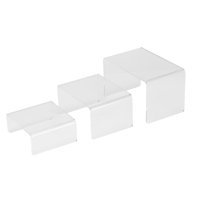 Toy Display Stand, Doll Display Rack, Toy Figure Display Rack, Safe And Transparent 3pcs/Set Toy For Storing Jewelry Book Displaying Doll