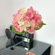 thumbnail image 4 of Tallo de flor de seda de hortensia artificial | Flor artificial de 54 pétalos para bodas y decoración del hogar | Manualidades y pintura al óleo | 18 x 45 cm, 4 of 6
