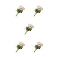 thumbnail image 2 of Destyer 1/2/3/5 Coffre-Fort et Réutilisables Mariage Boutonnière - Apparence Réaliste Large Épingle d'Application Fixation Broches Tissu Fleurs Vert 5PCS, 2 of 6