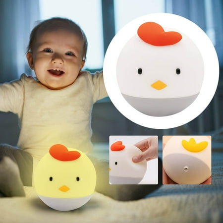 

Tagold Chicken Shape USB Night Light Atmosphere Children s Bedroom Bedside Lamp Night Light