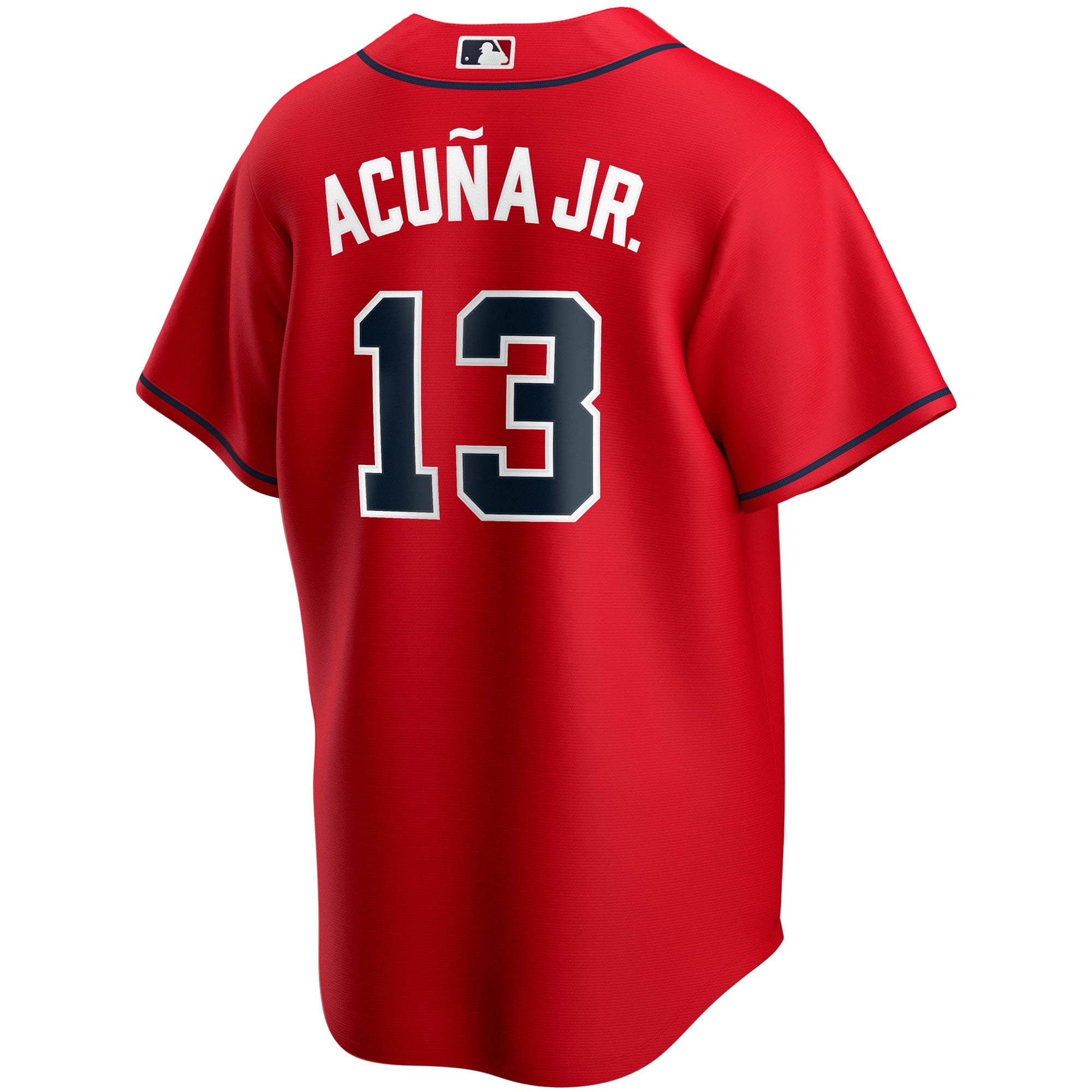 red ronald acuna jersey