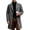 Gray-03, variant on LONKITO Casual Peacoats for Men Relaxed Fit Long Outerwear Coats with Pockets Fall Winter Clothes