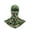 Yellow, variant on Sun Protective Scarf for Women Men Breathable Mesh Print Head Wrap for Daily Outdoor Activities,Green,One Size