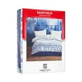 thumbnail image 7 of SUSSEXHOME Off White Stripes Cotton Duvet Cover Set Blue, Full Size Duvet Cover, 1 Duvet Cover, 1 Fitted Sheet and 2 Pillowcases, Iron Safe, Hypoallergenic, Breathable , Machine Washable, 7 of 7