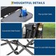 thumbnail image 5 of Qinaqin E x tra Grande Ligero Aluminum cm de Profundidadirector's Camping Chairs Plegable (2 Piece Set), 5 of 6