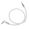 thumbnail image 1 of Audio Extension Cable, 3.5mm Male to Male Extension Sound Cable with 90 Degree Right Angle Plug, Stereo Sound Extension Cord for Headphone Tablet Speaker, 1 of 7