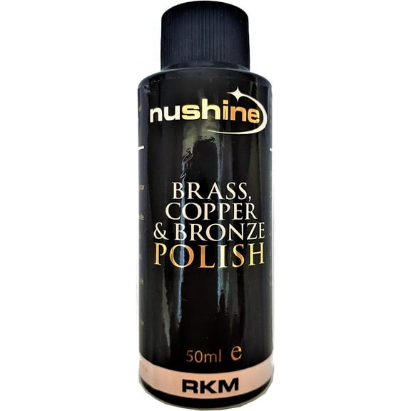 Nushine Brass, Copper & Bronze Polish 1.7 Oz - Ecofriendly, Solvent Free & Contains Anti Tarnish Agent to delay Future Tarnish
