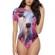 thumbnail image 1 of Fotbe Flower Field Cow Body de Mujer con Cuello Redondo y Mangas Cortas, Sin Mangas Ajustado, Suave, Cómodo y Básico-XX-Large, 1 of 7