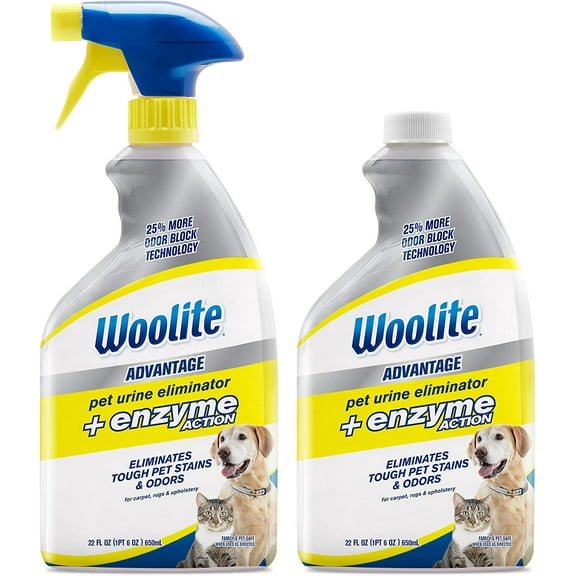 Woolite Advantage Pet Urine Eliminator, 44 Fl Oz, Pack of 2