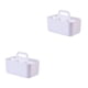 thumbnail image 1 of Caja de almacenamiento Inteprter Organizador de maquillaje 2Conjunto Blanco, 1 of 1