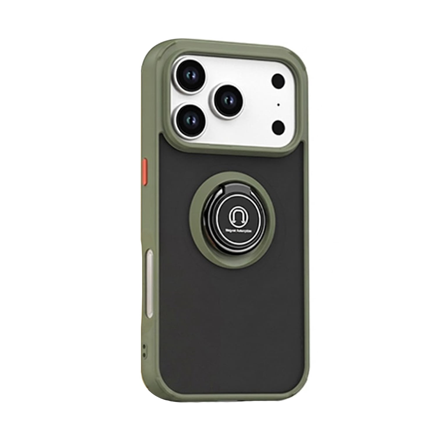 Matte Ring Case for iPhone 17 Pro Max - Army Green