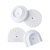 Toddleroo by North States Baby Safety Gate Wall Guards, 4 Count, White