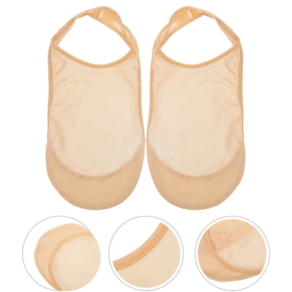 WEUVEB 5Pairs Socks Womens Non Slip Breathable Low Cut Socks for Flats