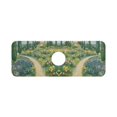 thumbnail image 7 of Yayeee Faucet Mat for Kitchen Sink 14.7" Diatomite Long Splash Guard Pad, Art Garden Scene, 7 of 7