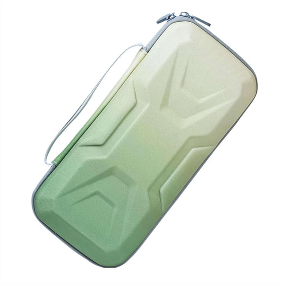 Portable Carry Case for Switch 2, Anti-Scratch Velvet Interior, Multi-Compartment Design For Organized Game Accessories-Green