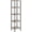 Greige + Black, variant on 6-Tier Corner Shelf, Corner Square Rack Display Shelf, Tall Storage Rack Plant Stand, Bookcase for Small Spaces, Living Room, Home Office, Kitchen, Greige and Black BG55CJ01
