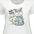 thumbnail image 4 of Inktastic Hello Kitty Cat Women's Plus Size T-Shirt, 4 of 5