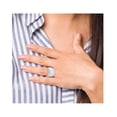 thumbnail image 4 of Bague en Argent Sterling Rhodié Essence Radieuse, 4 of 4