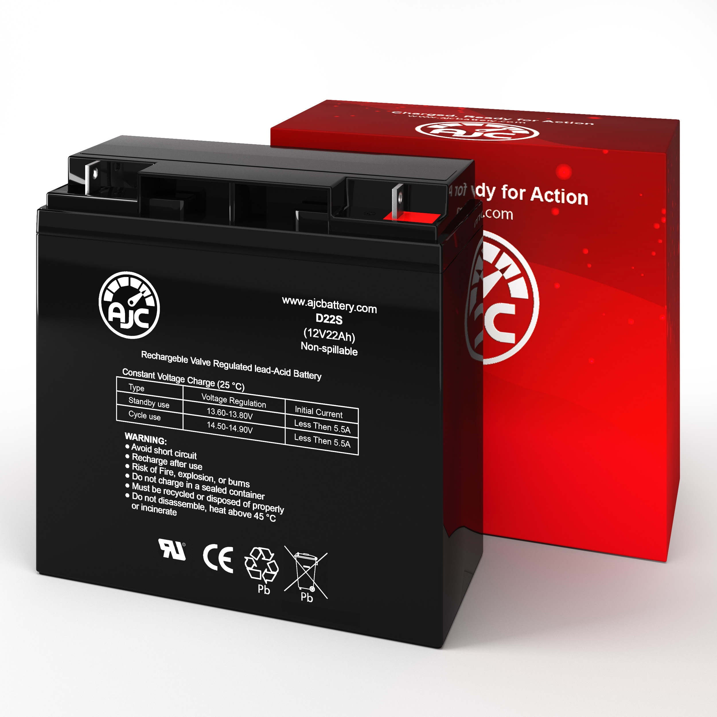 Stanley J509 500 Instant 1000 Peak Amp 12V 22Ah Jump Starter