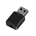 thumbnail image 1 of USB Bluetooth 5.0 Transmisor Receptor 2 en 1 3.5 mm AUX Cable TV PC Auriculares Adaptador de audio, Negro Yuarrent EL1985-01, 1 of 2