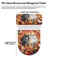 thumbnail image 7 of HELLHERO Toilet Lid Covers Set Maple Leaf Horse Pattern Pack of 2 Adjustable for Bathroom Home Fits All Toilet Shapes Toilet Seat Lid Cover, 7 of 7