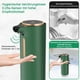 thumbnail image 2 of Dispensador de jabón automático Dispensador de jabón eléctrico recargable con sensor infrarrojo 300 ml Dispensador de jabón automático sin contacto Verde para cocina y ducha, 2 of 5