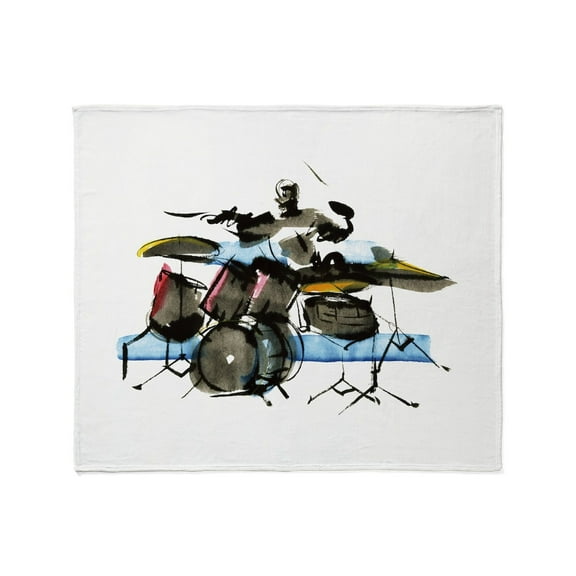 CafePress - Drummer Throw Blanket - Soft Fleece Throw Blanket, 50"x60" for All Ages