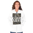 thumbnail image 3 of He's A Saint Leopard Print Chains Zip Up Hoodie Men's Women's Brisco Brands S, 3 of 5
