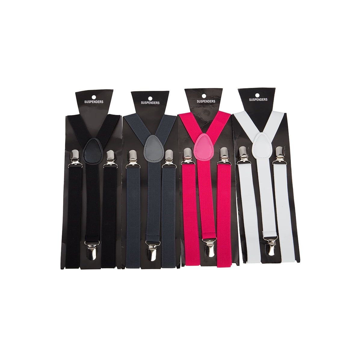 Nvzi trilece Suspenders for Men Women Adjustable Y Shape Suspender with Heavy  Duty Clips 