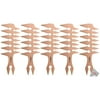Pack of 5 BaBylissPRO Barberology Wide Tooth Styling Comb - Rose Gold