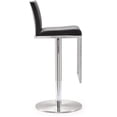 thumbnail image 4 of Amalfi Black Stainless Steel Adjustable Barstool, 4 of 10