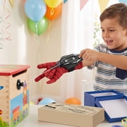 Spider Web Shooter Wrist Launcher with Suction Cup and Magnet Retractable String Cosplay Glove Wristband Gadget
