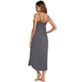 thumbnail image 5 of Nightgown Womens Sleeveless Sleepwear V Neck Racerback Sleep Dress, 5 of 6