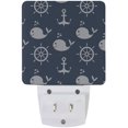 thumbnail image 2 of ATTOE 2 Pack Cartoon Fox Be Brave Quotes LED Night Light Dusk to Dawn Sensor Plug in Night Home Decor Desk Lamp for Adult, 2 of 5