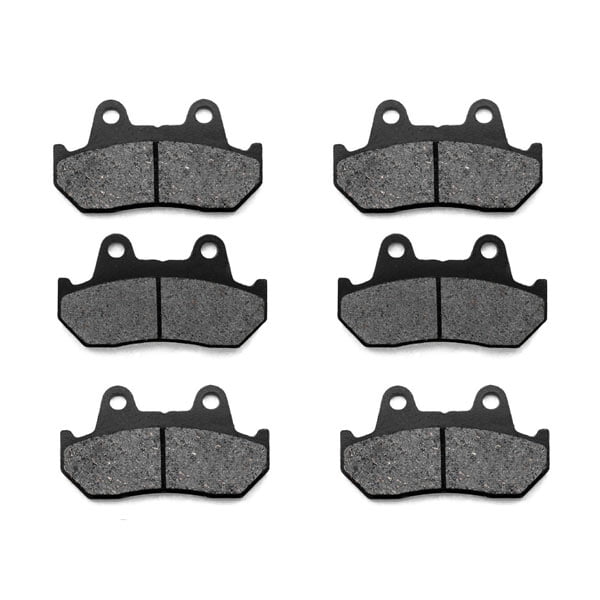 Carbon Fiber Brake Pads ECCPP Motorcycle Replacement Front and Rear Braking Pads Kits Set for HODNA Goldwing 1200 GL1200 1984-1987 1985 1986 