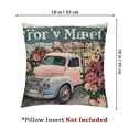 thumbnail image 4 of nygtbtfer Spring Pillow Covers Set of 2 Fresh Flower Farmhouse Linen Throw Pillow Covers for Spring Home Decor White, 4 of 7