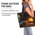 thumbnail image 2 of Balery Cozy Tree Hole Cabin Bolsa Tote Estilo Estético con Cremalleras, Bolsa de Hombro, Bolsa de Compras Grande y Plegable, 2 of 8