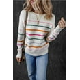 thumbnail image 5 of Redhotype Elegant Striped Sweater | Trendy Ribbing | Versatile & Flattering, 5 of 8
