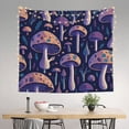thumbnail image 2 of Pofeuu Floral Hippie Mushrooms Print Wall Tapestry Decoration Wall Hanging Tapestry 60 x 51 Inch, 2 of 6