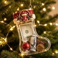 thumbnail image 6 of LEFXSMR Transparent Christmas Stockings, 3.93" Embossed Hanging Christmas Stocking, Stockings Christmas Decorations for Party Supplies Kids Gifts, 6 of 7