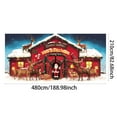 thumbnail image 2 of WMQPNNS Made in Canada Large Garage Door Banner Outdoor for Holiday Season Front Porch Yard Festive Party Welcome Sign, 2 of 5