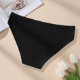 thumbnail image 5 of Lunuaoe Women's Ribbed Cotton Briefs, Mid-Low Waist Threaded Panties, Soft Breathable Everyday Underwear, 5 of 8