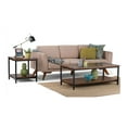 thumbnail image 2 of Simpli Home Skyler Table Basse Rectangulaire avec Base Noire, Brun Cognac Foncé, 2 of 5