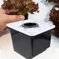 thumbnail image 5 of SHINYPASING 1ensemble Seau à Fruits pour Culture Sans Sol en Forme Ronde Noire pour Jardiniers, 5 of 5