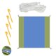 thumbnail image 2 of Rectángulo Impermeable Parasol Tela Oxford Playa Al Aire Libre Refugio Para El Sol Manta De Picnic Ligero Camping Rainfly Refugio Colores Surtidos Advancent HA026603-03, 2 of 7