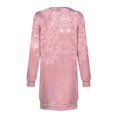 thumbnail image 5 of Tponi Christmas Dresses Sweater Regular Crew Neck Tab Long Sleeve Pink Girls Dresses S, 5 of 5