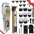 thumbnail image 1 of Set de cortapelos y recortadoras ZUWSUJS Professional para hombre, 1 of 9