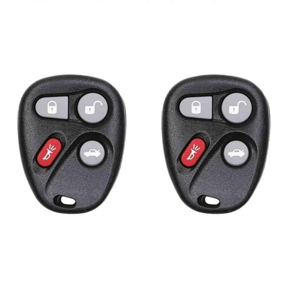 Keys4Less Car Key Fob Keyless Entry Remote for Cadillac DeVille 2004 FCC KOBLEAR1XT Part Number 25695954 25695955 Pack of 2