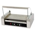 thumbnail image 1 of Machine de Grillade Portable 18 Hot-Dogs 7 Rouleaux en Acier Inoxydable Commerciale avec Couvercle Neuve, 1 of 3